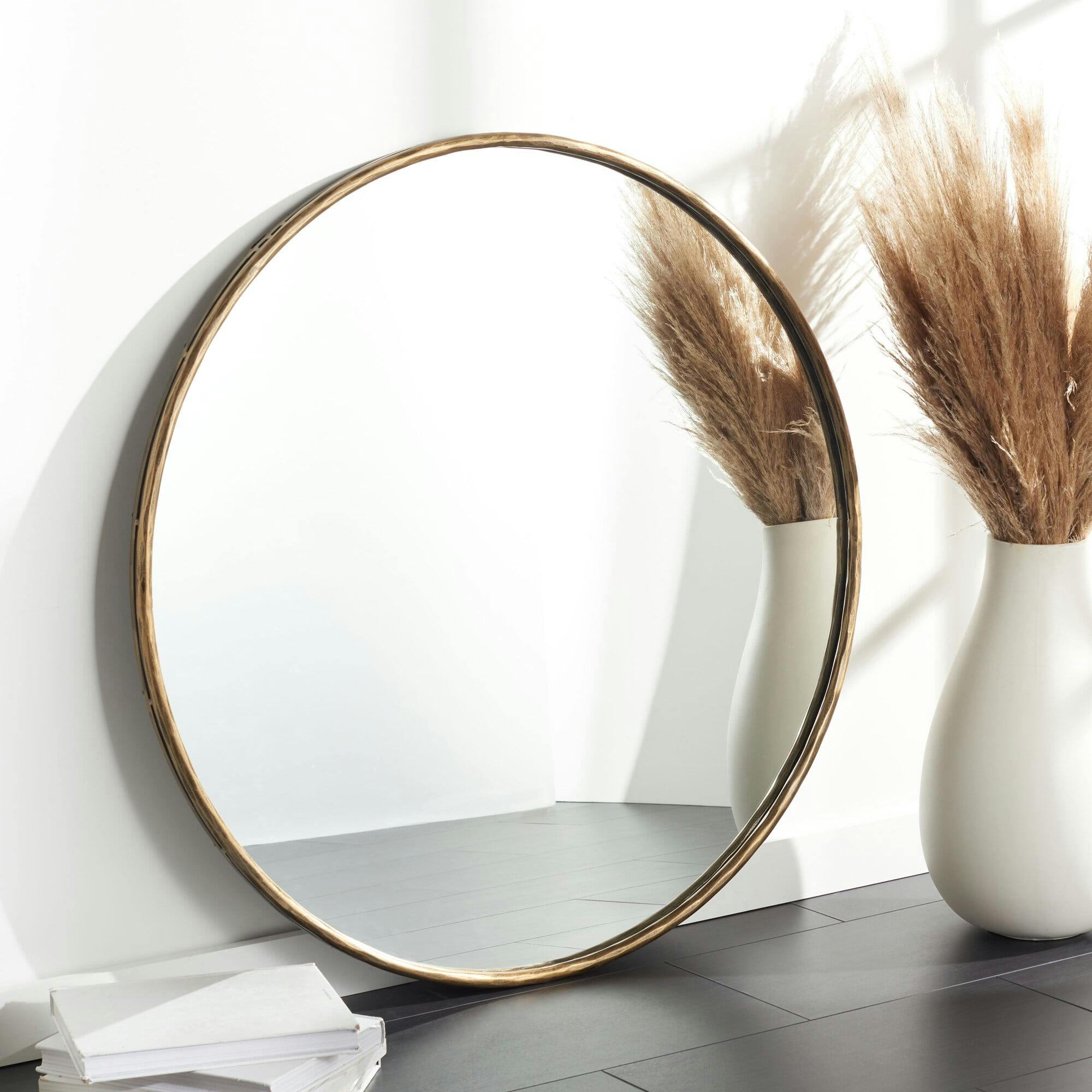 Renee Round Metal Mirror