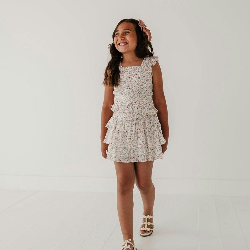 Tiered Mini Skirt