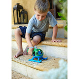 Green Toys: Helicopter Green - Blue Pilot Character Play Vehicle