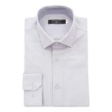 Gray Structured Button-Up Shirt