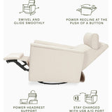 Willa Plus Power Glider Recliner w/ Power Headrest in Performance Ivory Boucle