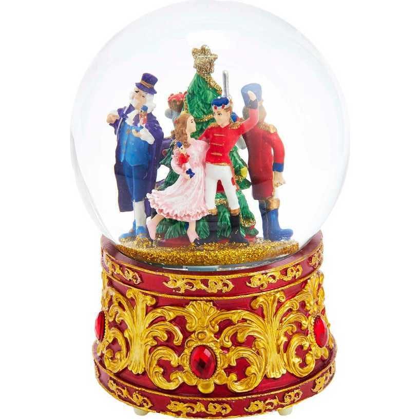 120MM Musical Lighted Nutcracker Water Globe