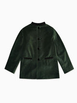 Dark Green Hugo Velvet Boy Jacket
