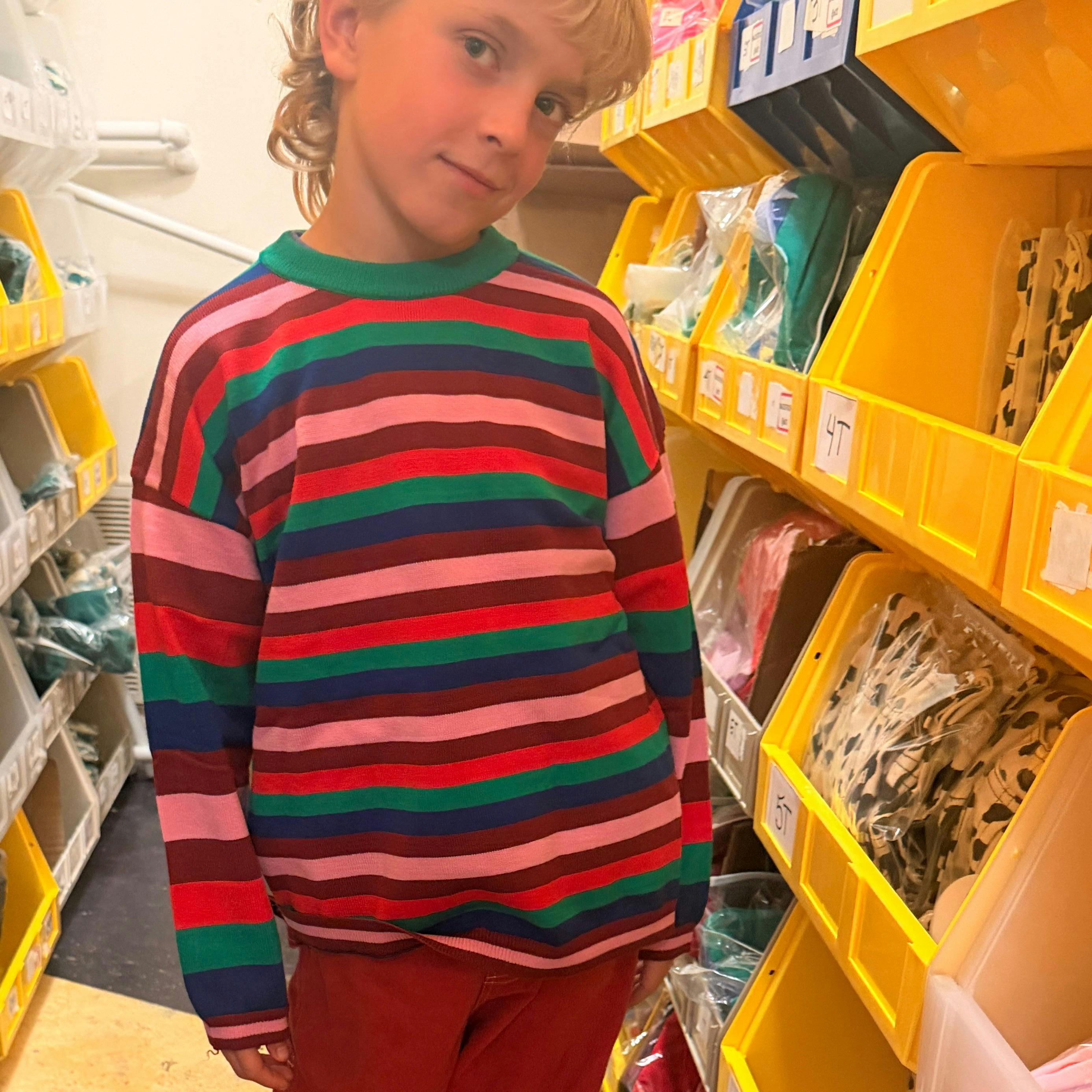 Rainbow Stripe Sweater