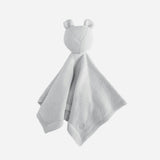 Organic Cotton Bear Lovey - Light Grey