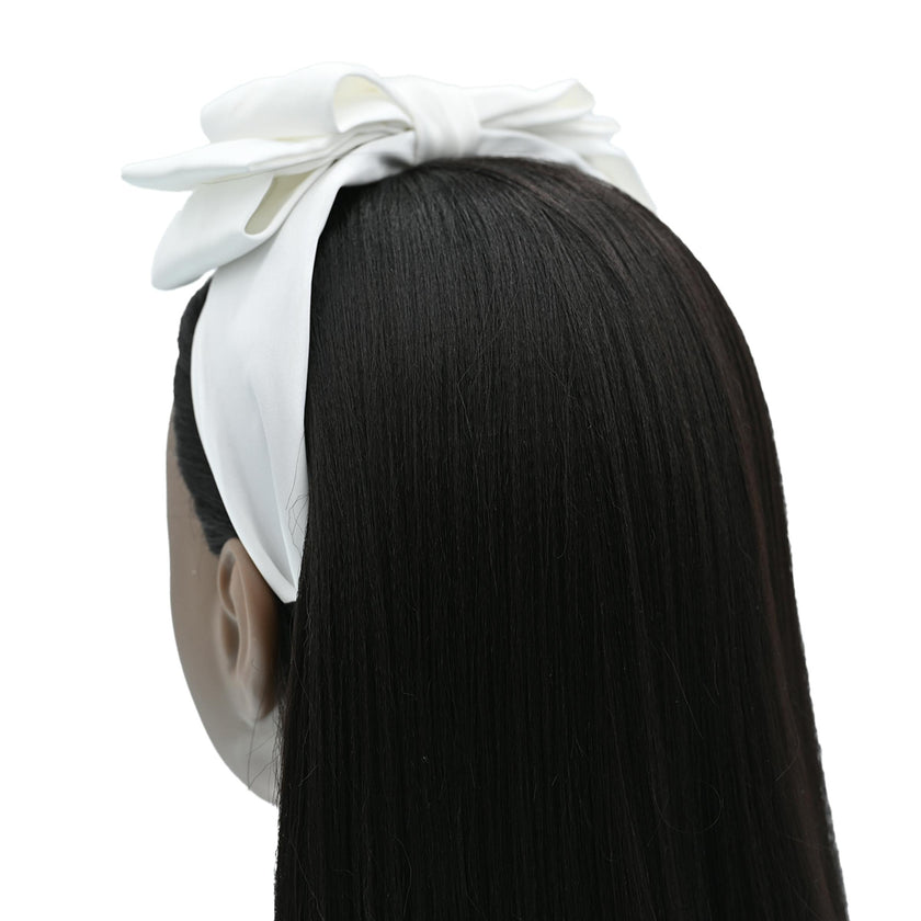 Multicolored Satin Ribbon Headband