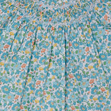 Made With Liberty Fabric Smocked Girls Blouse Soleil