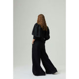 Cape Linen Pants - Black