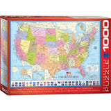 Map of the United States - 1000 pc Puzzle