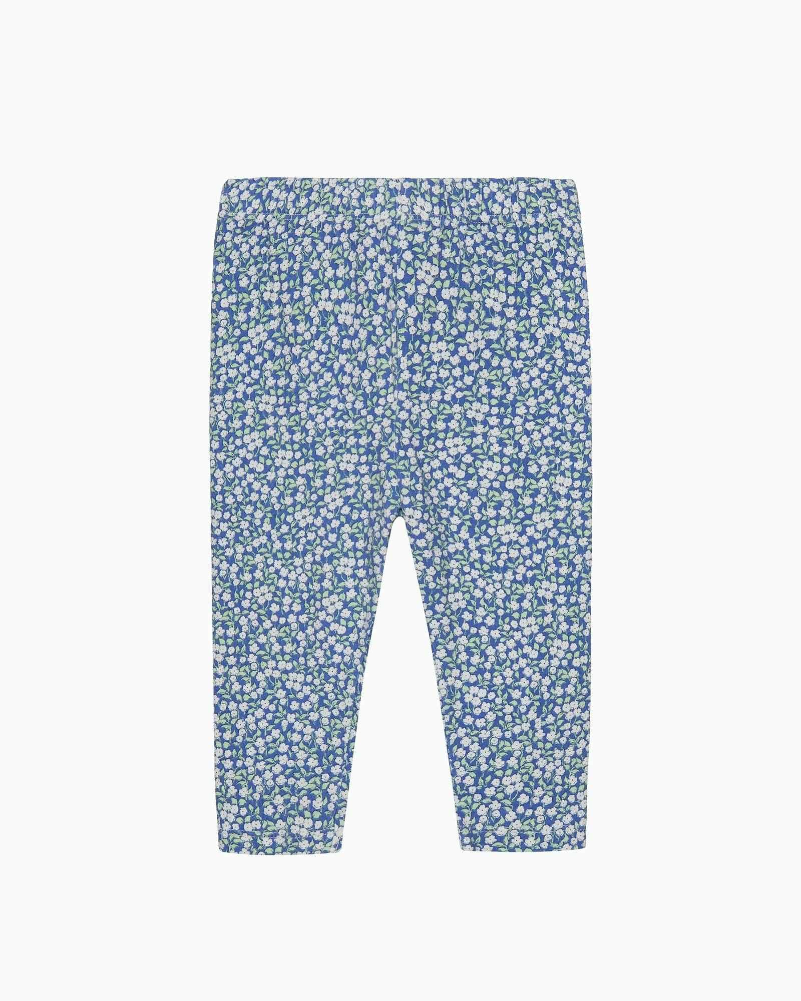 Baby Leggings in Blue Floral
