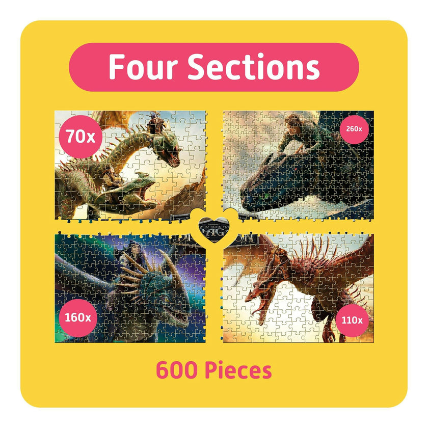 TeamPuzzle: How to Train Your Dragon - 600pc