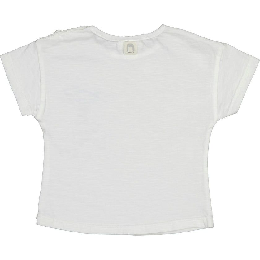 "Love Sea" Blue Tail Print T-Shirt