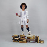 Poppy Dropwaist Dress, Plaid