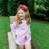 Stella Girls' Sweatshirt Short Set - Cartie Butterflies