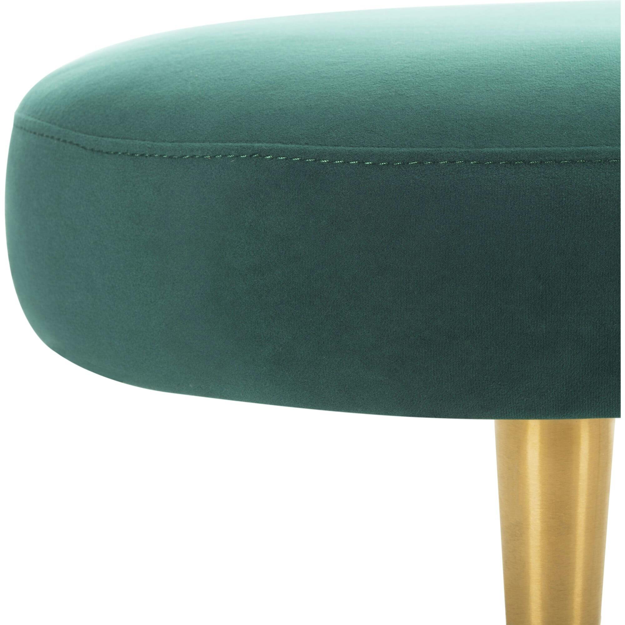 Corinne Velvet Oval Bench