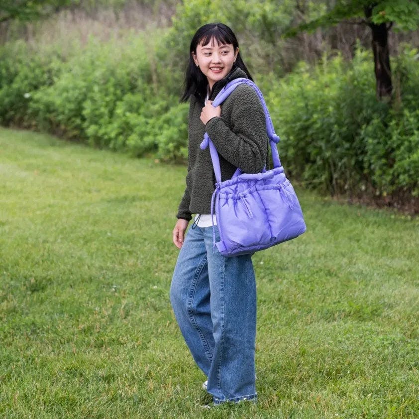 Puffy Tote in Black