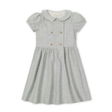 Organic Double Breasted Flannel Dress