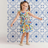 Fiore Italiani Bamboo Challis Button-Down Dress