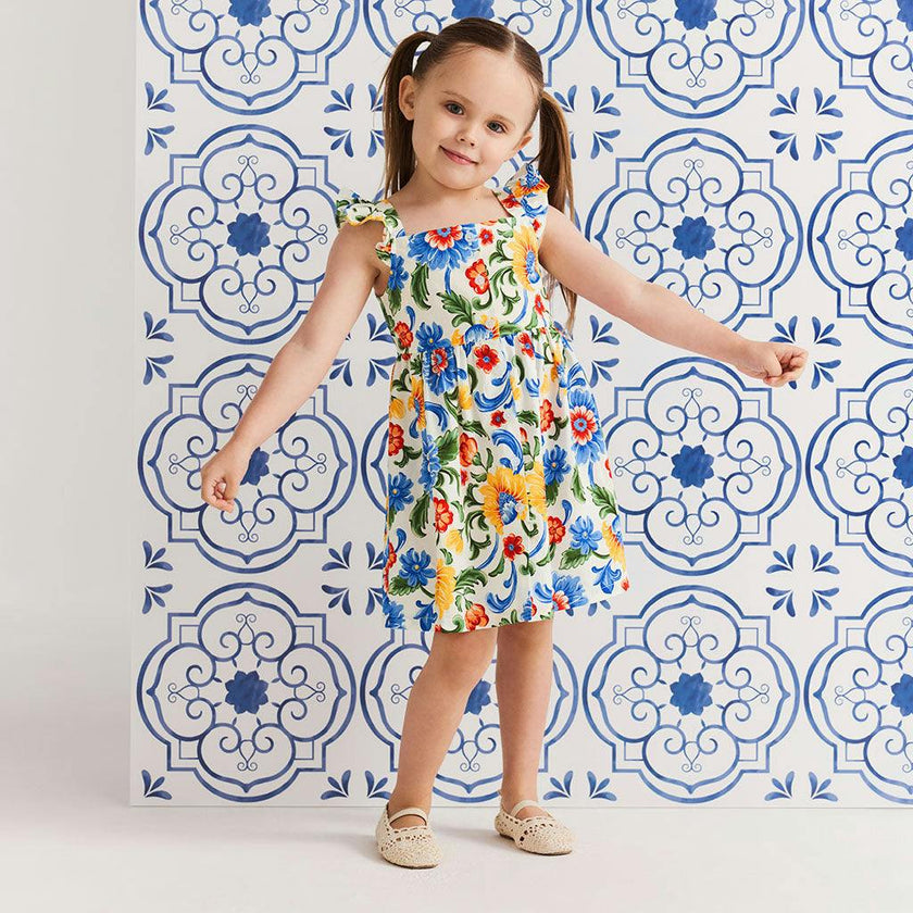 Fiore Italiani Bamboo Challis Button-Down Dress