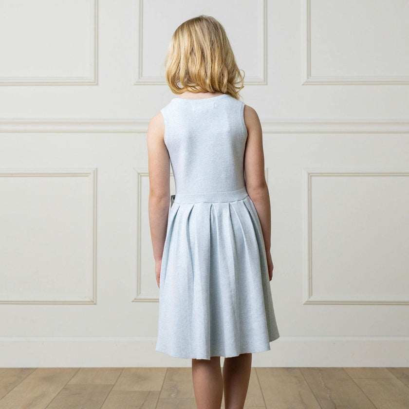 Organic Pleated Sweater Dress
