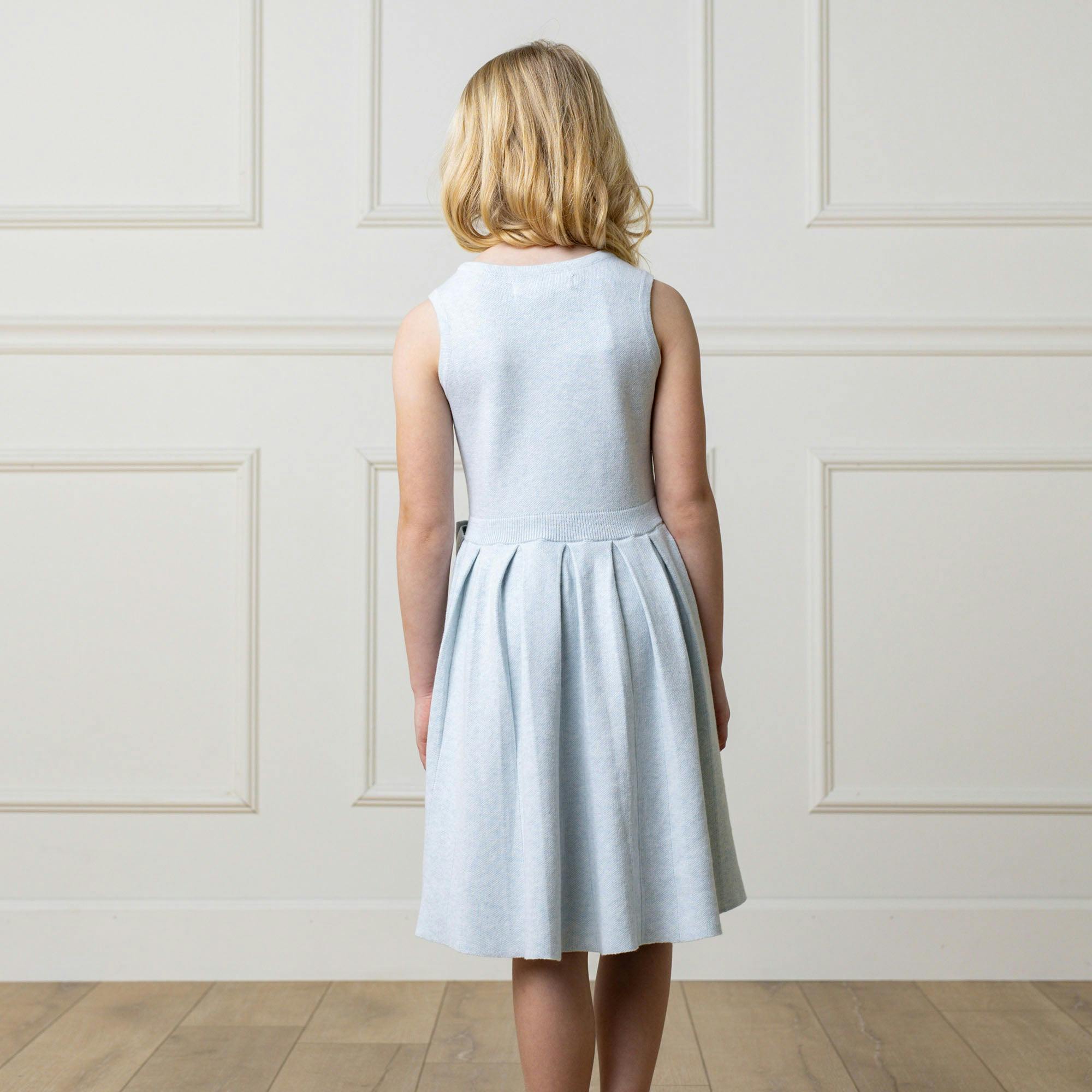 Organic Pleated Sweater Dress