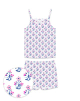 The Organic Cami and Short Set [Block Floral]