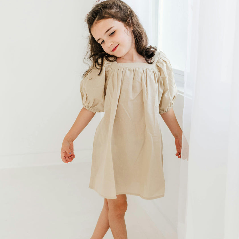 The Day Dress-Eggnog