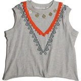 TOULA EMBELLISHED TEE