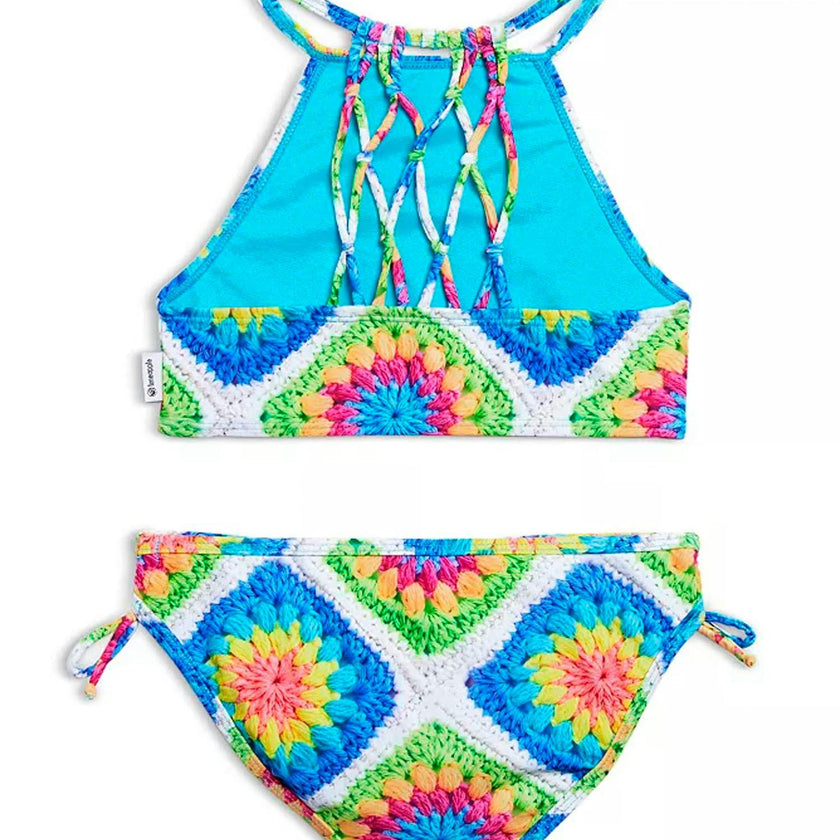 Aolani Printed Two Piece Swimsuit