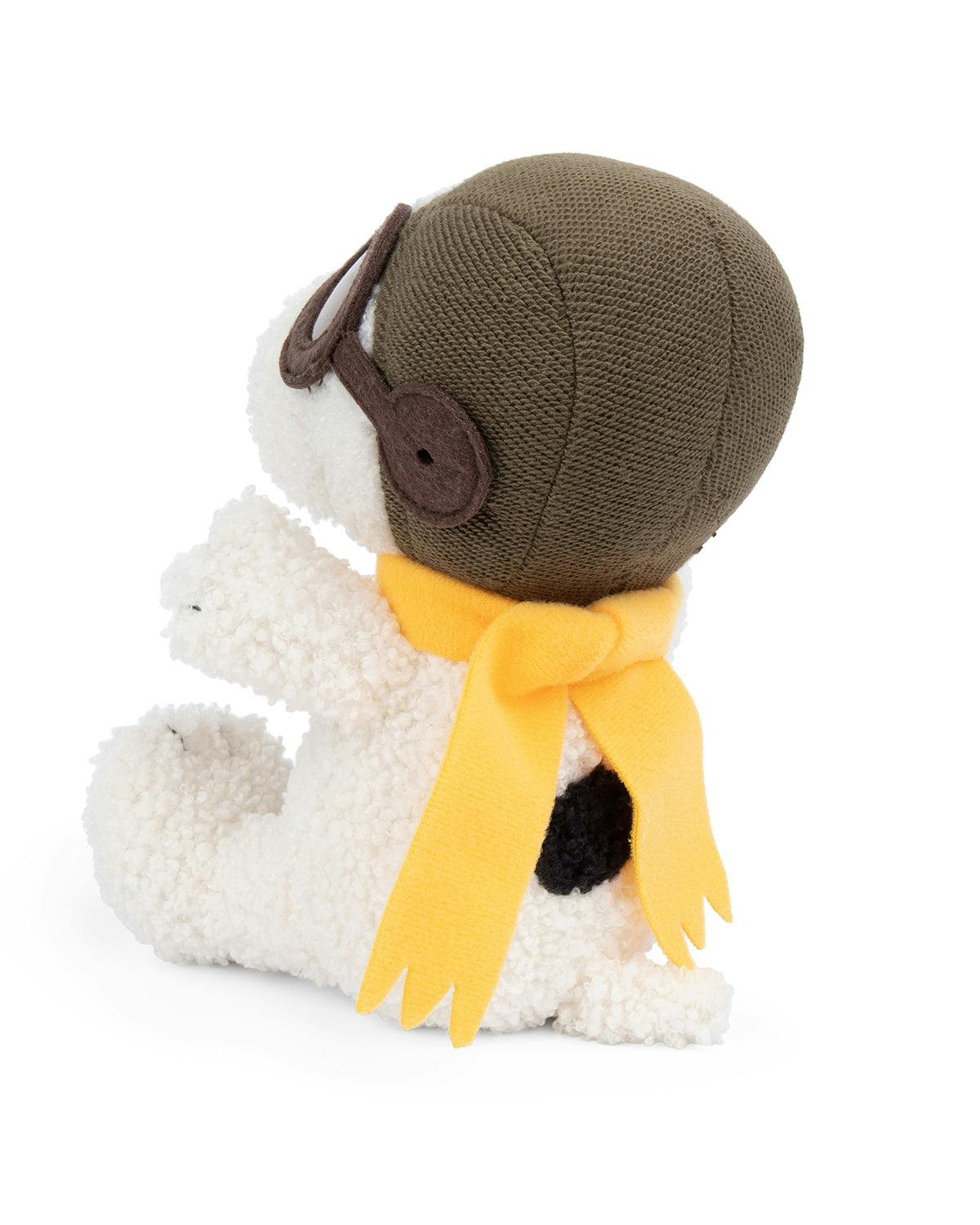 Plush PEANUTS SNOOPY Sitting Flying Ace 8