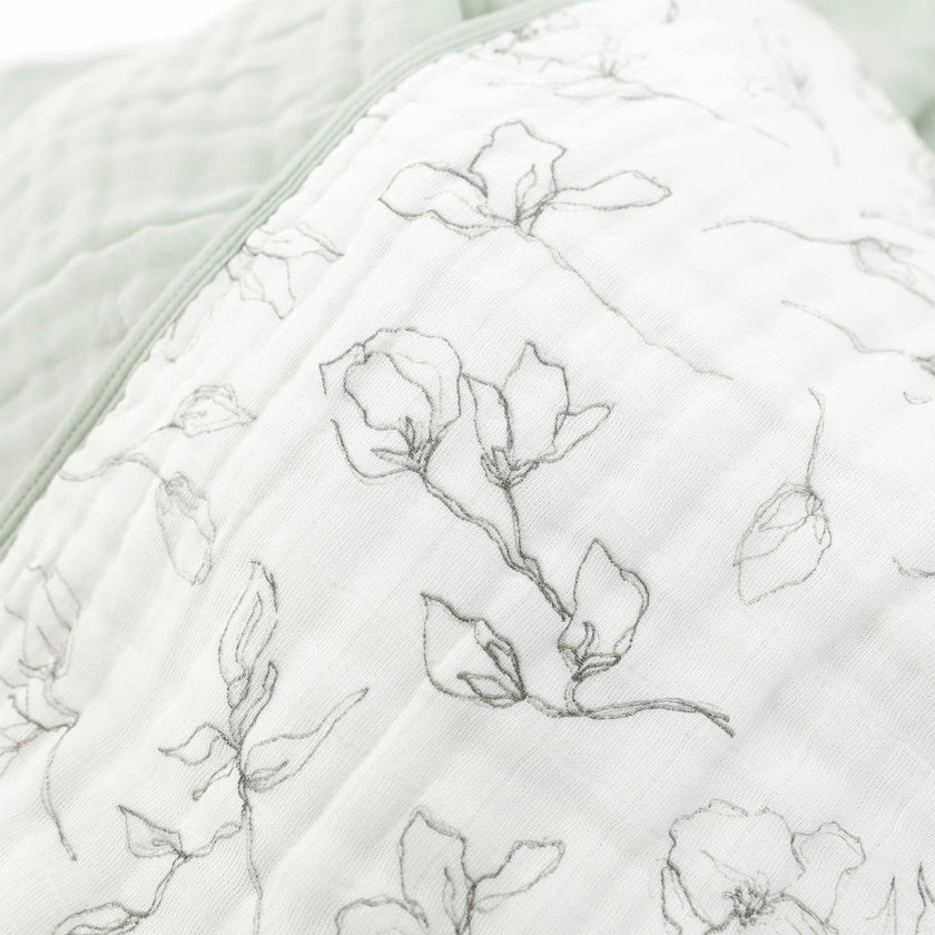 Original Organic Cotton Muslin Quilt - Pencil Floral
