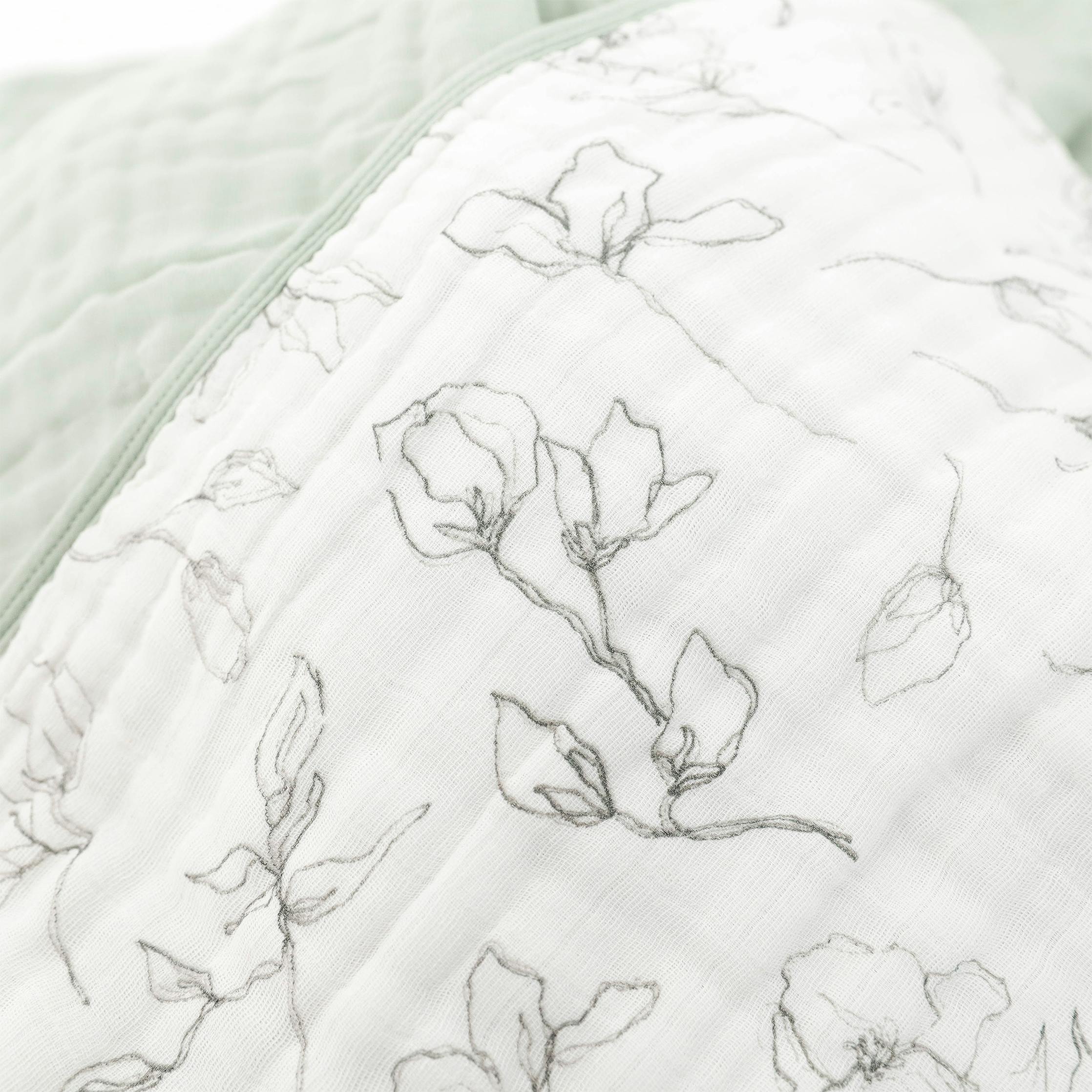 Original Organic Cotton Muslin Quilt - Pencil Floral