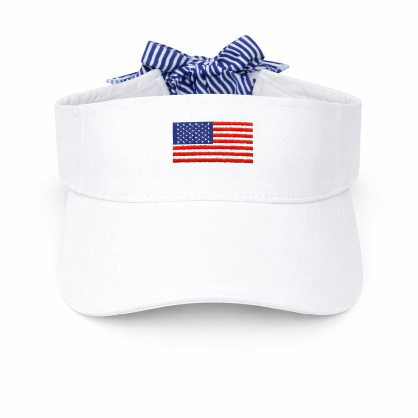 American Flag Bow Visor - Youth, Junior, & Adult