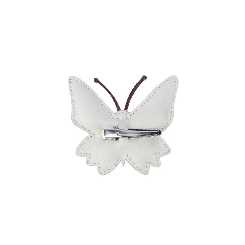 Zaza Sky Hairclip | Butterfly | Powder Metallic Nubuck