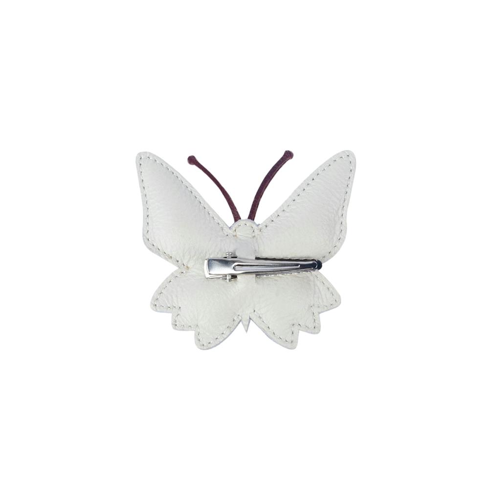 Zaza Sky Hairclip | Butterfly | Powder Metallic Nubuck
