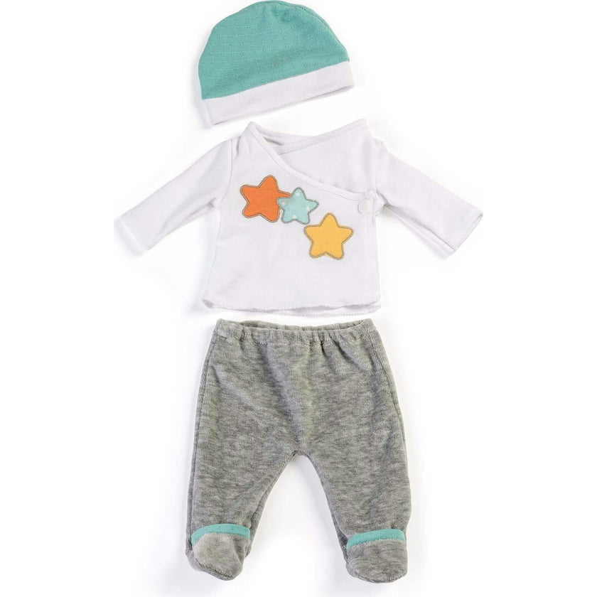2 Piece Grey Pajama Set Outfit for 15 3/4" Baby Doll