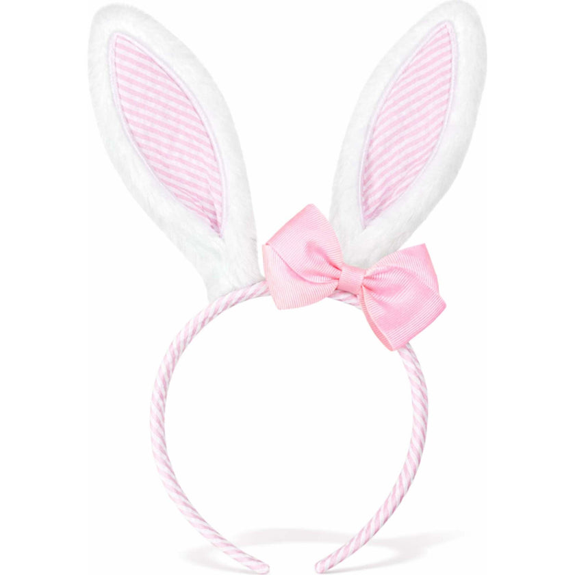 Seersucker Bunny Bow Ears