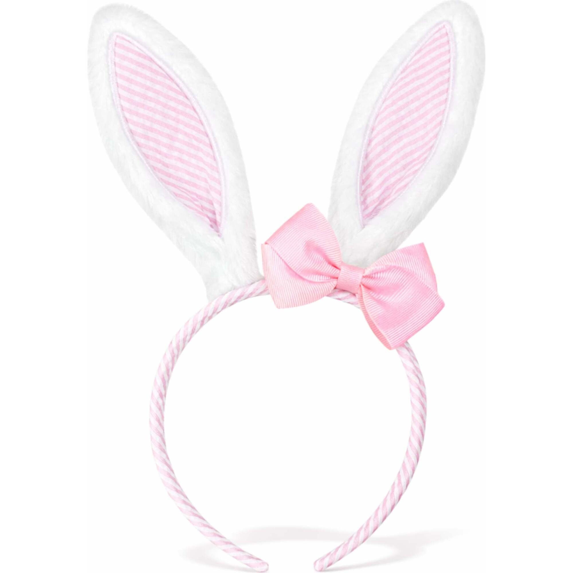 Seersucker Bunny Bow Ears