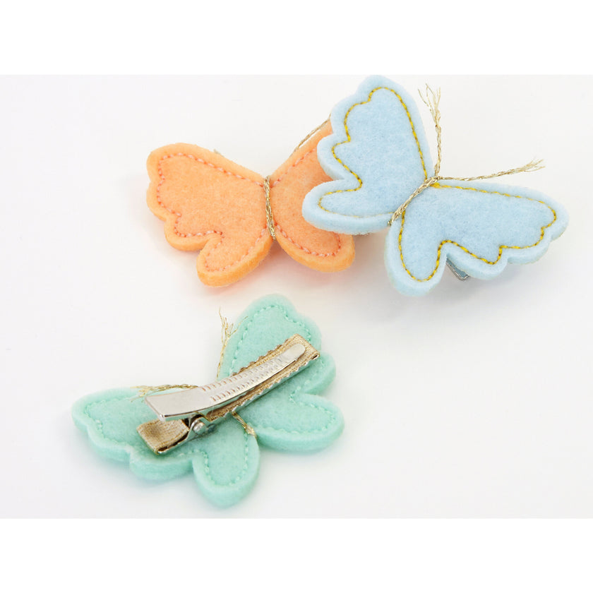 & Felt Hair Clips