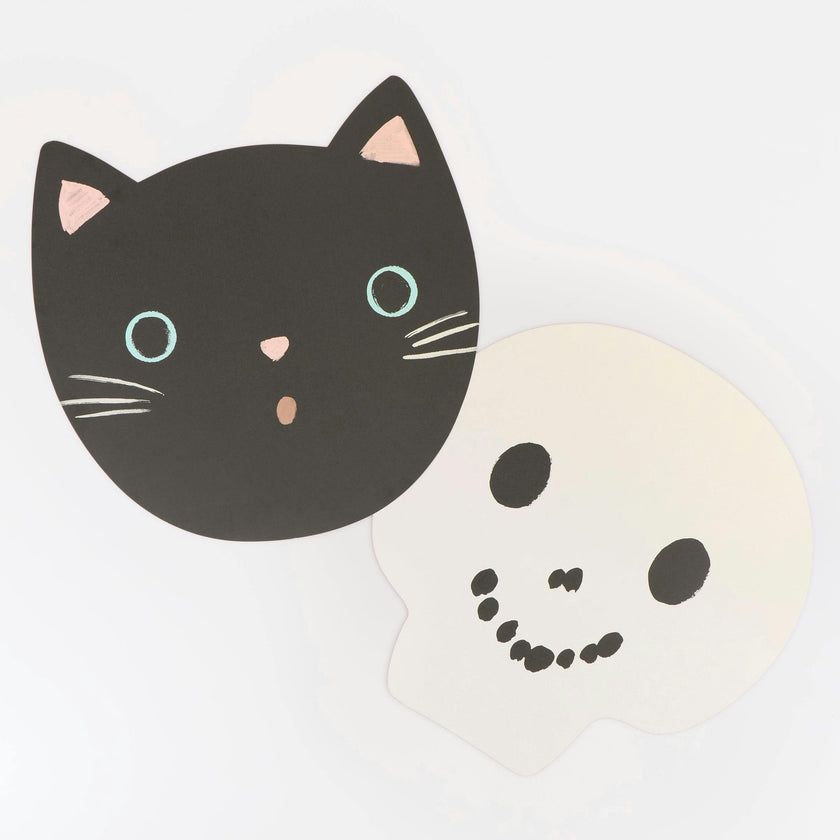 Halloween Heads Paper Placemats