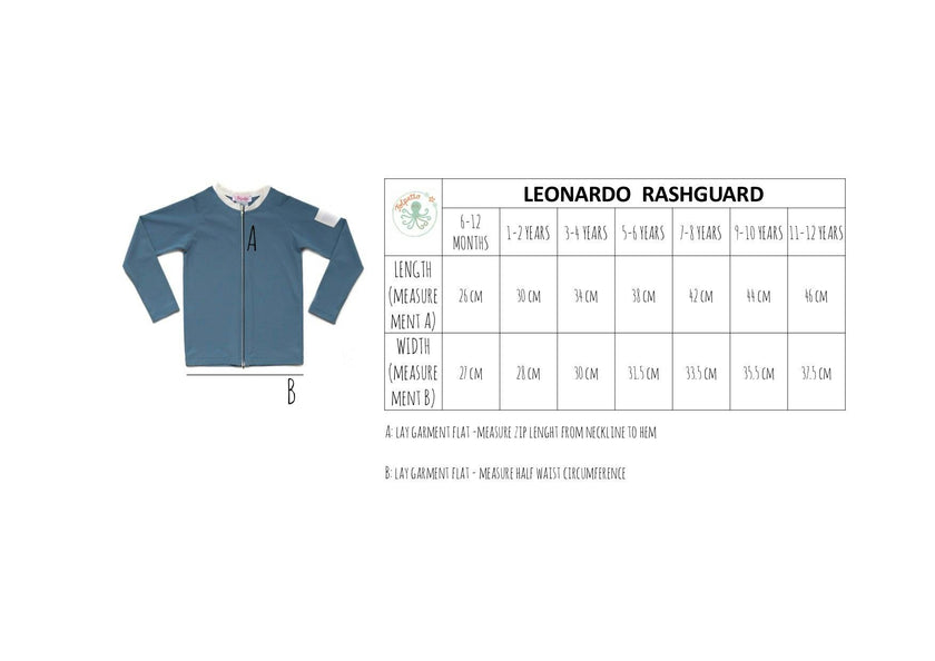 Rashguard Leonardo - Dustyblue