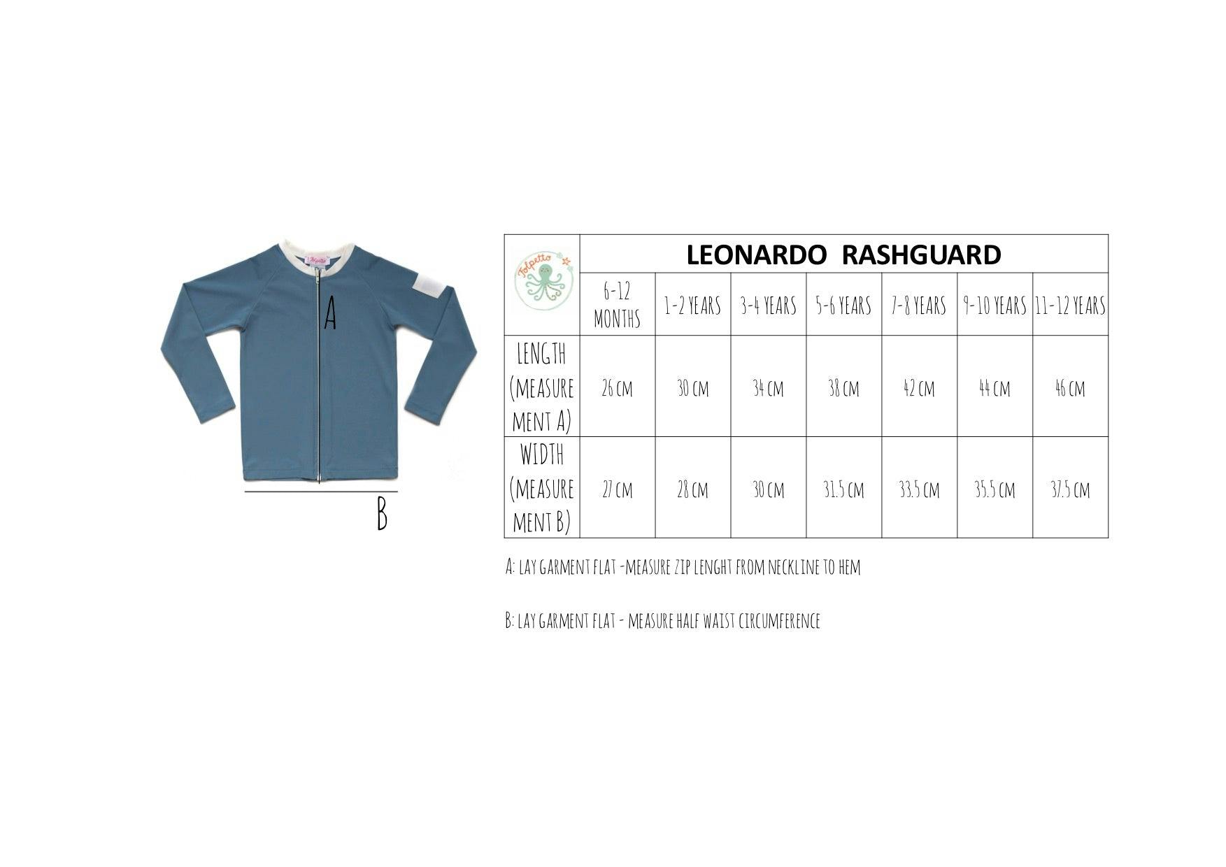 Rashguard Leonardo - Dustyblue
