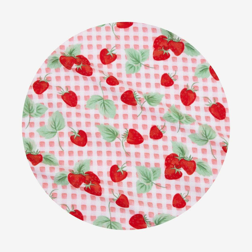 Sweet Strawberries Classic Pajama Short Set