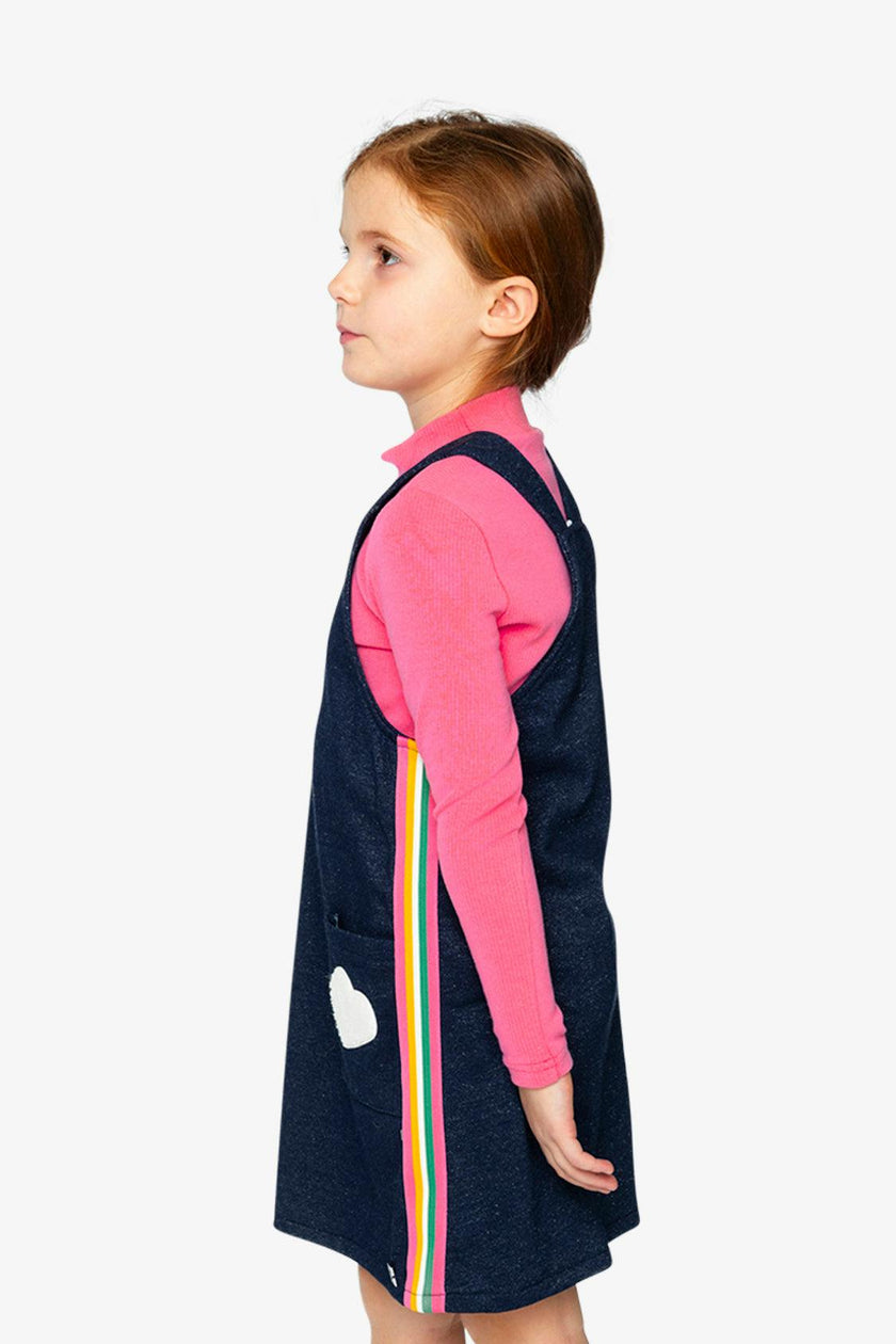 Brushed Rib Mock Neck Top Pink
