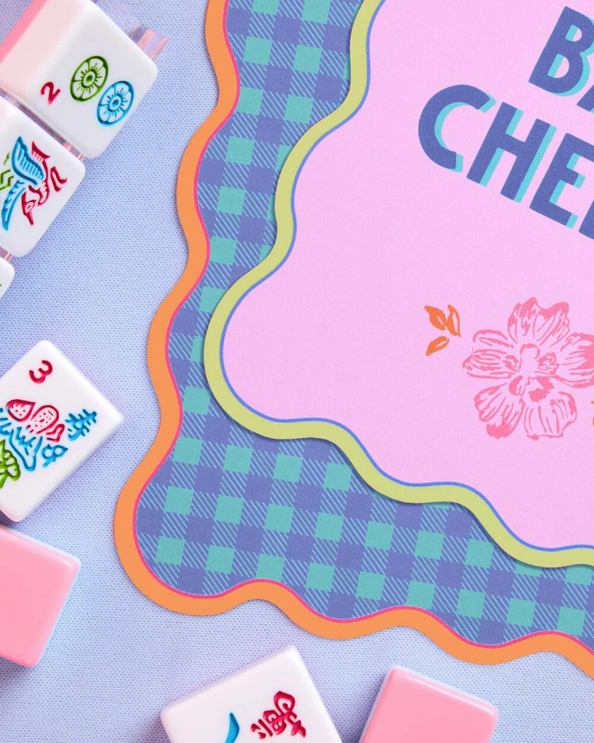 Mahjong Shuffler Cards - set of 4 matte cards