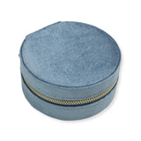 Velvet Circle Jewelry Case