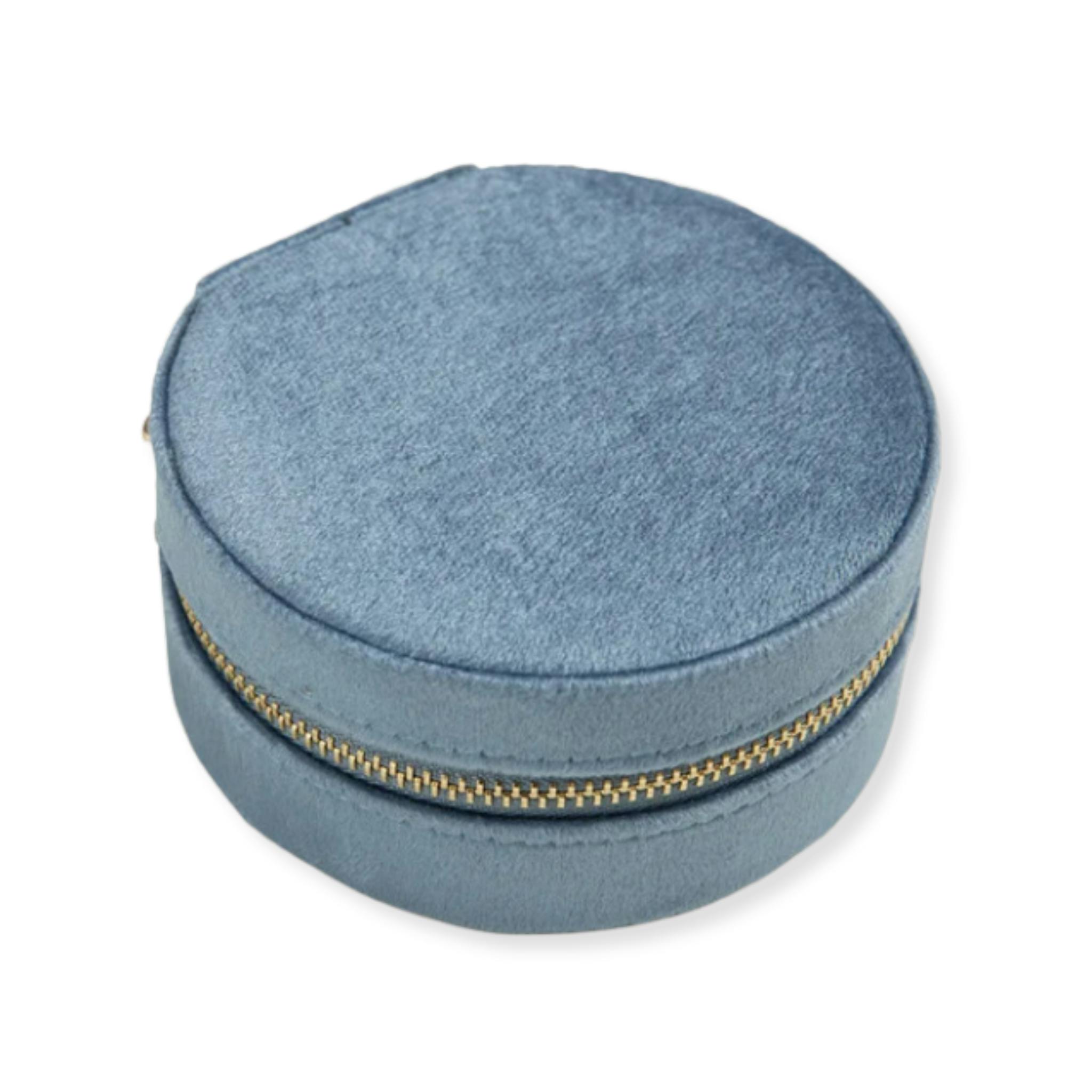 Velvet Circle Jewelry Case