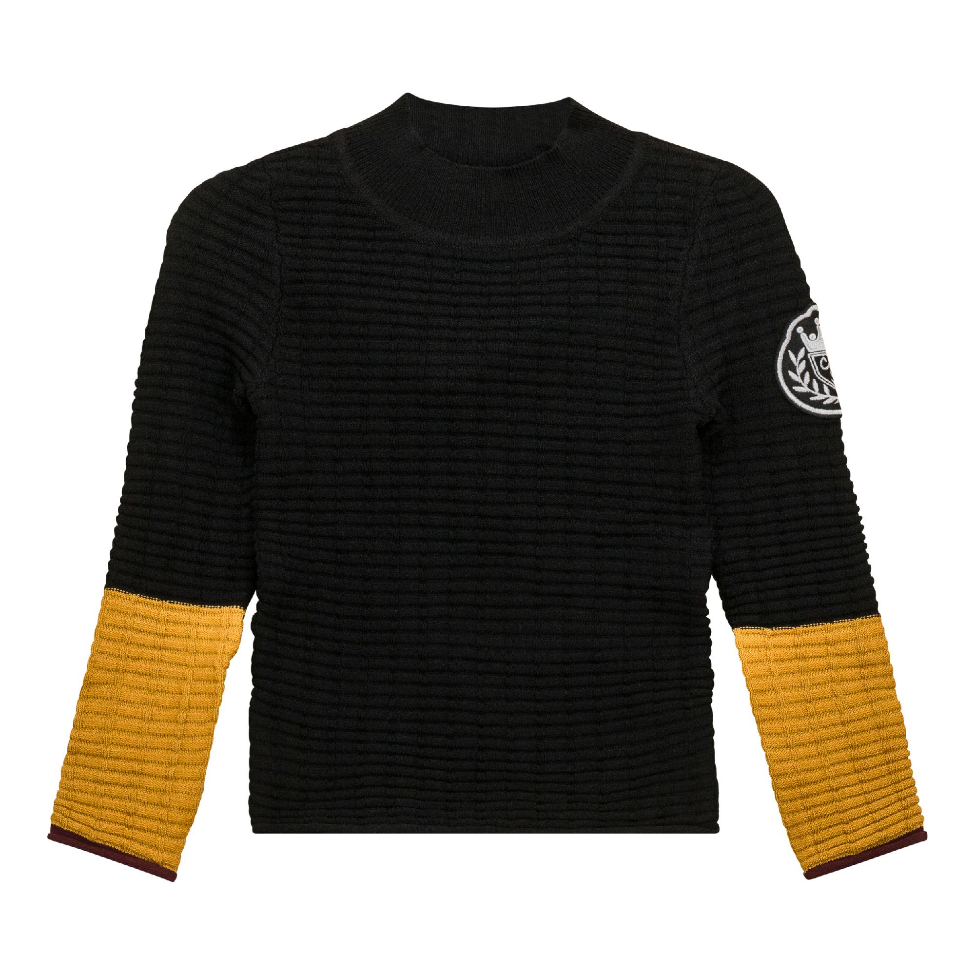 Mock Neck Ribbed Top