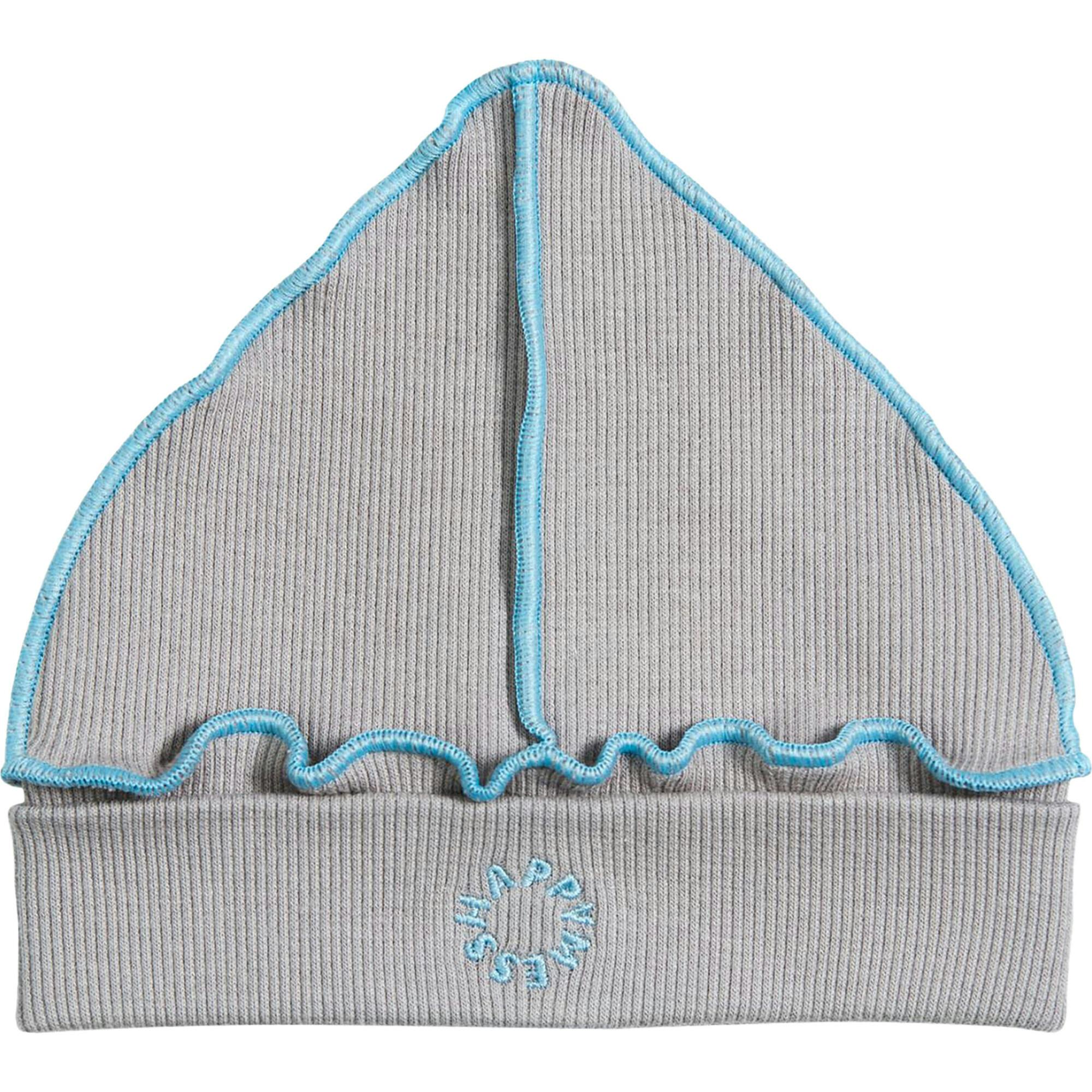 children's cotton hat - blue fog