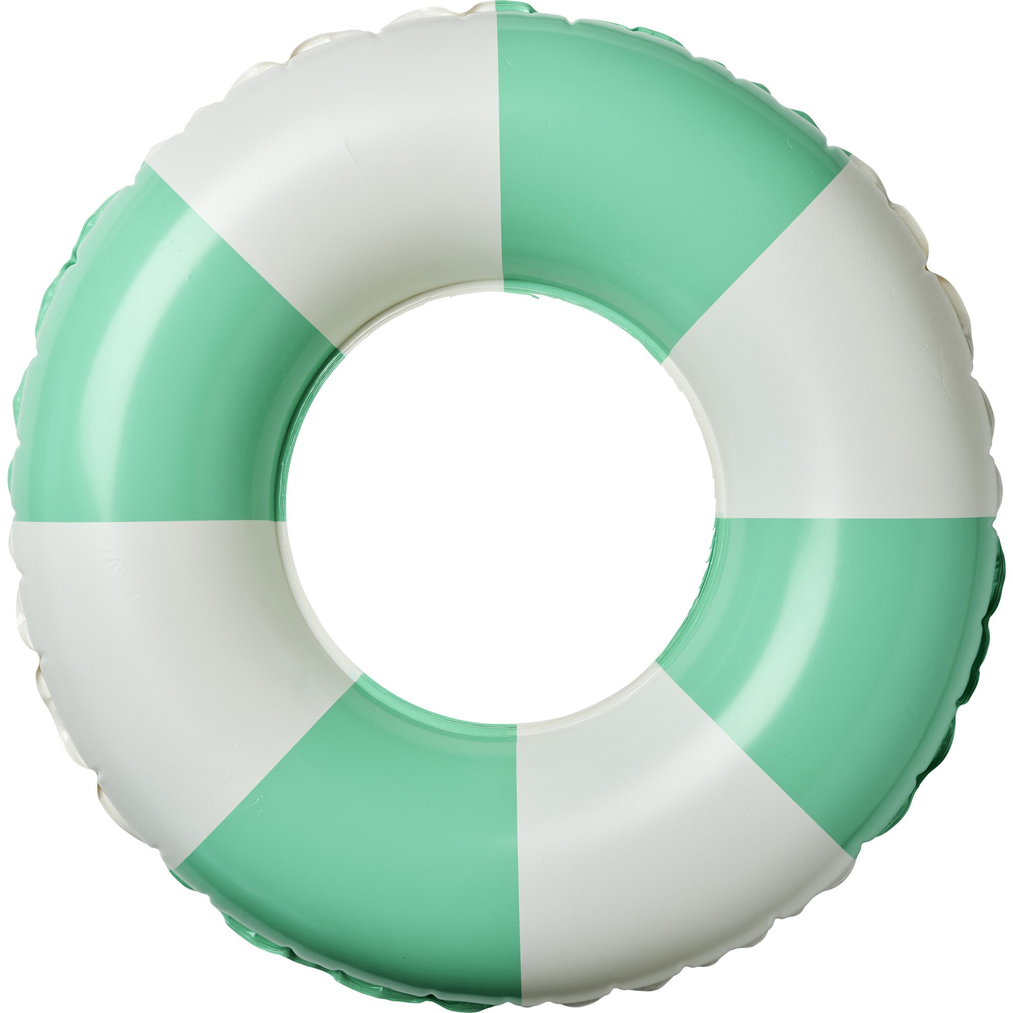 Mini Tube Pool Ring: Zest Green Stripe